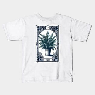 Arcane Fern Tarot Card Kids T-Shirt